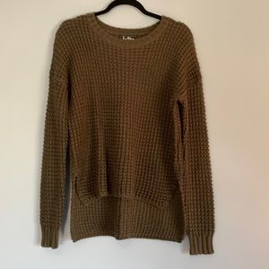 Sam Edelman Medium Sweater like New Hunter Green High Low Style